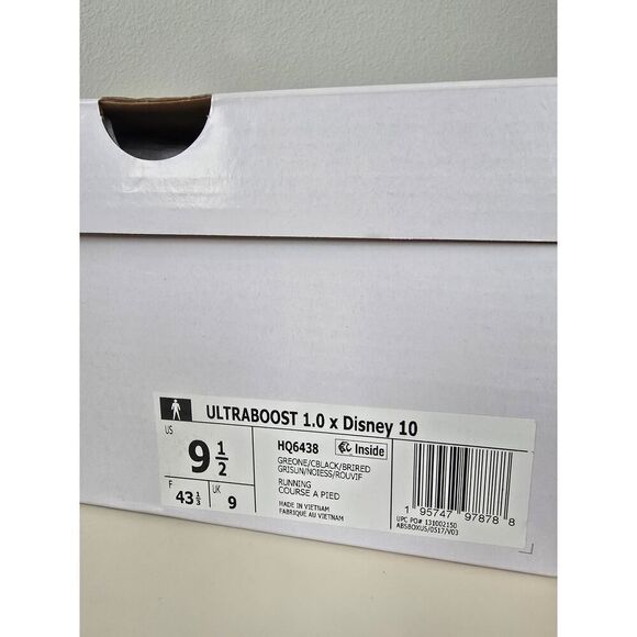 Adidas Ultraboost 1.0 Disney 100 Silver Mens 9.5 Boost Sneakers Limited Edition